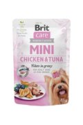 BCD-pouch Mini Adult with Chicken&Tuna fillets in gravy 85g (24)