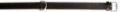 TRIXIE USNJENA OVR. ACTIVE- ČRNA 39-46CM/22 MM