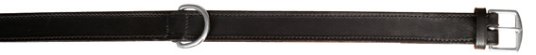 TRIXIE USNJENA OVR. ACTIVE- ČRNA 39-46CM/22 MM