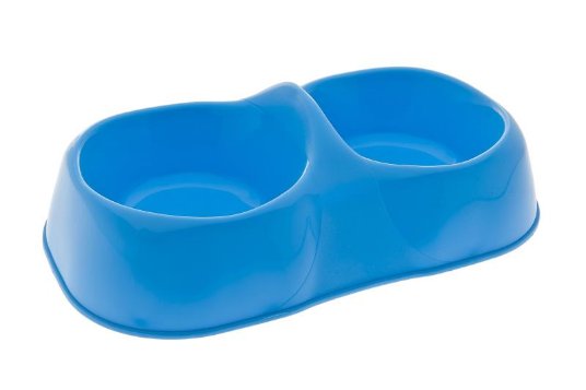 FB DVOJNA PLASTIČNA POSODA ZA PSE MAYA 0.6 L 32 X 17 X 11 CM