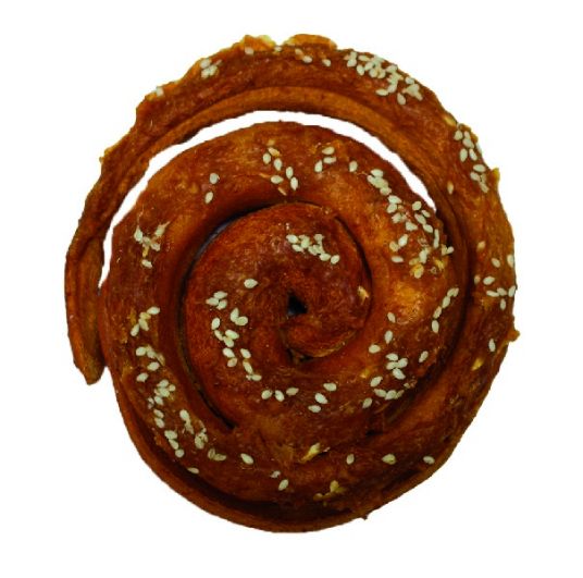 CR BAKERY CINNAMON ROLL Z OKUSOM PIŠČANCA 11,5cm (20)