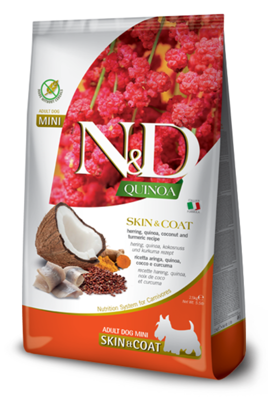 N&D Quinoa Dog Skin&Coat Herring&Coconut Mini