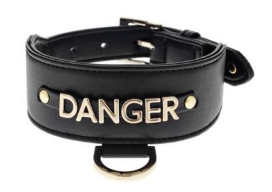FB OVRAT. ŠIROKA DANGER NAPIS S ČRNA