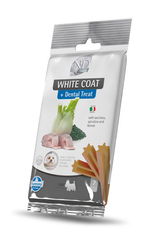 ND dentalna poslastica za pse White, Sea bass, mini 60g (15)