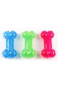 Besta igračka za pse, kost Spikes 17cm različne barve