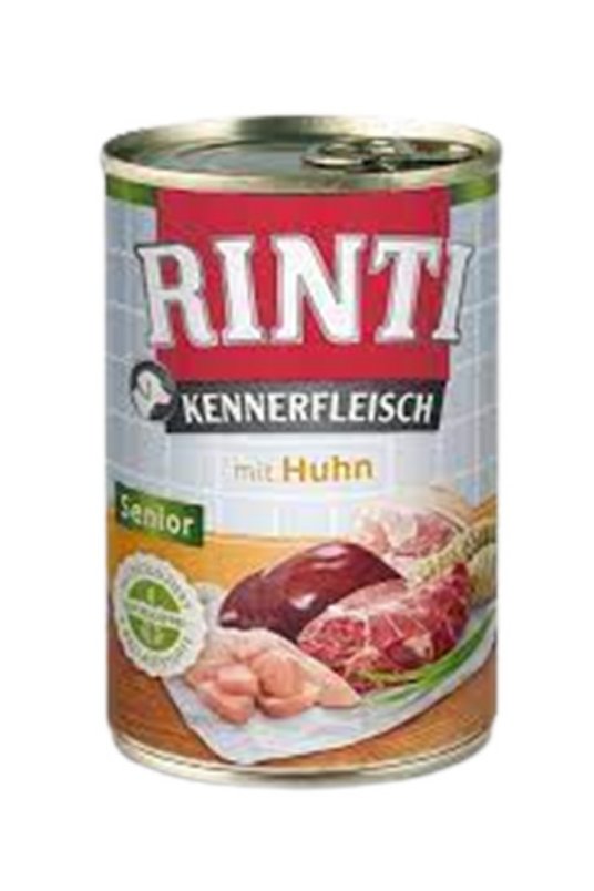 RINTI KENNERFL, can Senior Huhn (piščanec) 400g (12)