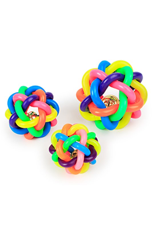Besta igračka za pse, in mačke žogica Rainbow 5,5cm