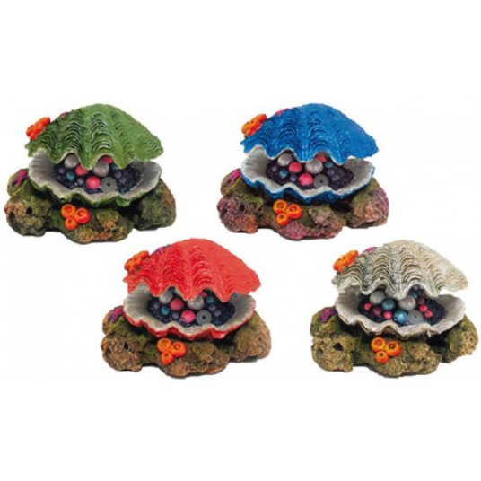 CR AKV. DEKOR. ŠKOLJKA Z ZAKLADOM (s priključkom za zračno črp.) SORT.