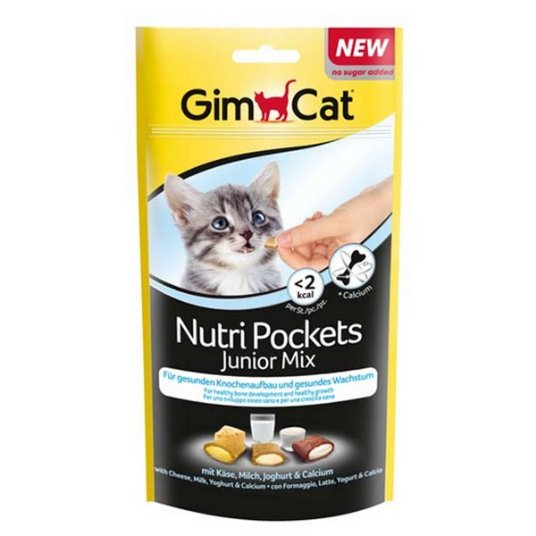 GIMCAT NUTRI POCKETS JUNIOR MIX 60 g (12)