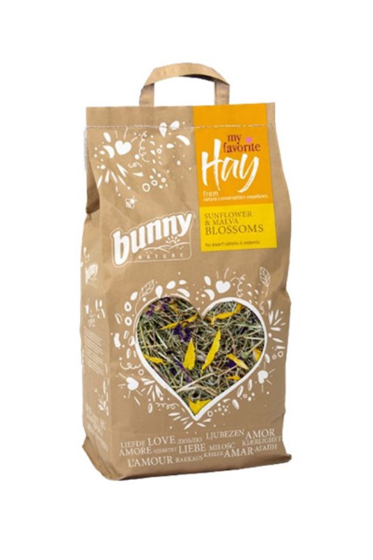 D. Bunny My Favorite Hay Sunflower & Malva Blossoms 100 g