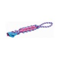 TRIXIE Denta fun pletena vrv z gumo, igrača za pse, 37 cm