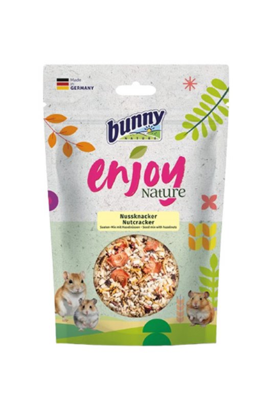 Bunny EnjoyNature Nutcracker, priboljšek za glodalce, z oreščki, 150 g