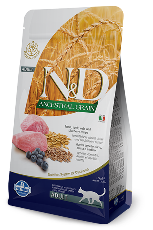 ND LG Cat Lamb&Blueberry Adult 10kg