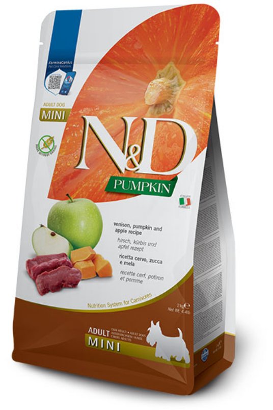 N&D GF PM Dog Venison&Apple Adult Mini 2kg