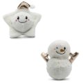 Croci XMAS igrača za pse, WHITE FRIENDS, 18/23cm