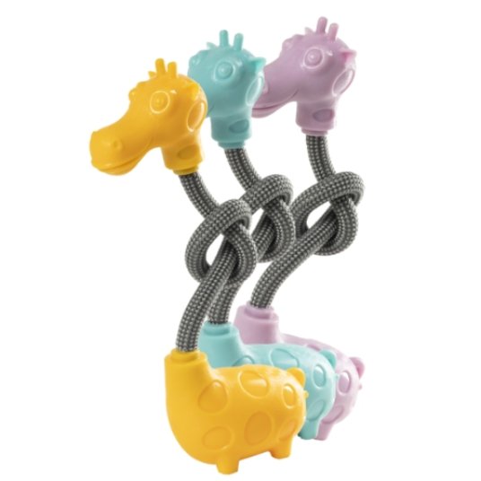 GD igrača za pse GIRAFFE, na vrvi, različne barve