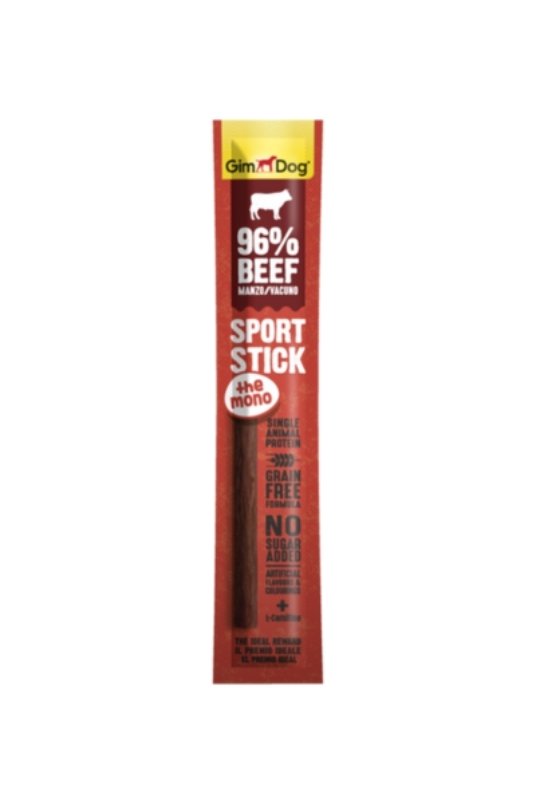 GIMDOG SPORT STICK THE MONO BEEF, palčka z govedino, 12 g
