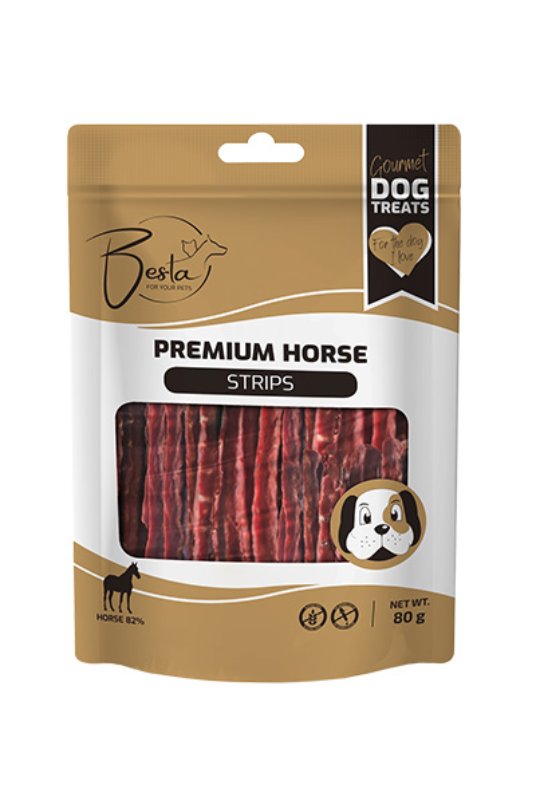 Besta QQ Premium horse strips 12x0.8x0.8cm 80g