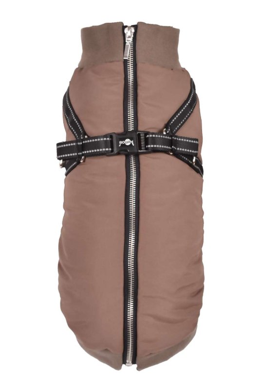 CR BOBBY oblačilo za psa PUFF JACKET EASY BROWN 34S