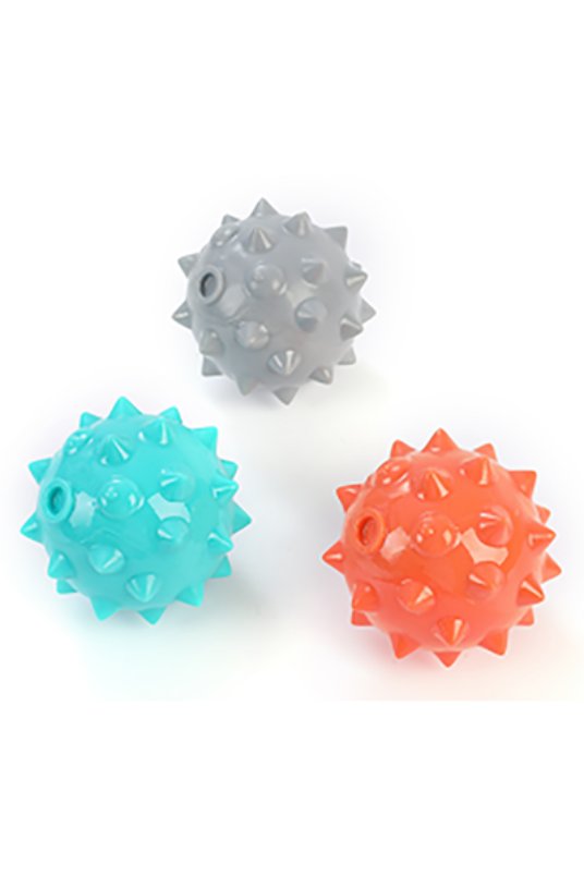 Besta igračka za pse, žogica Spikes 10cm različne barve