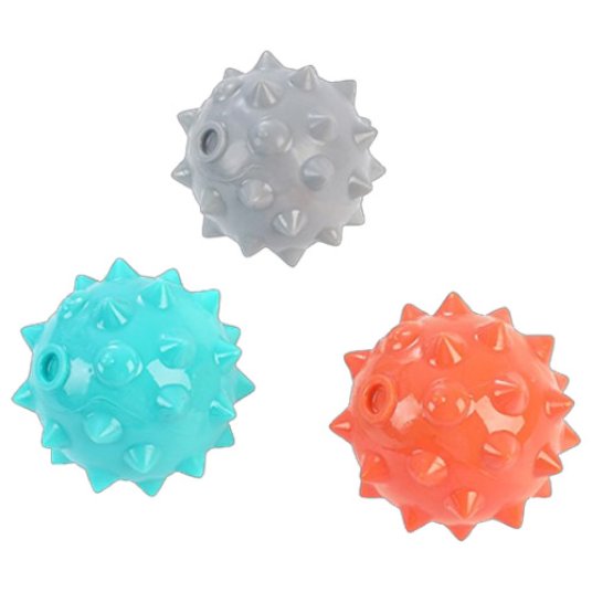 Besta igračka za pse, žogica Spikes 10cm različne barve