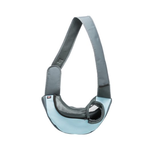 TRIXIE prenosna torba za pse, kenguru, 50x25x18 cm, modra/svetlo siva, do 5 kg