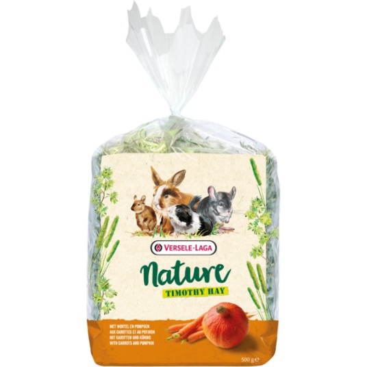 VL Nature SENO Timothy hay - s korenjem in bučo 500 g (4)