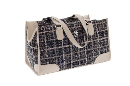 FB PRENOSNA TORBA MOKKA 43 X 18 X 25 CM PIED-DE-POULE