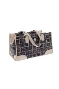 FB PRENOSNA TORBA MOKKA 43 X 18 X 25 CM PIED-DE-POULE