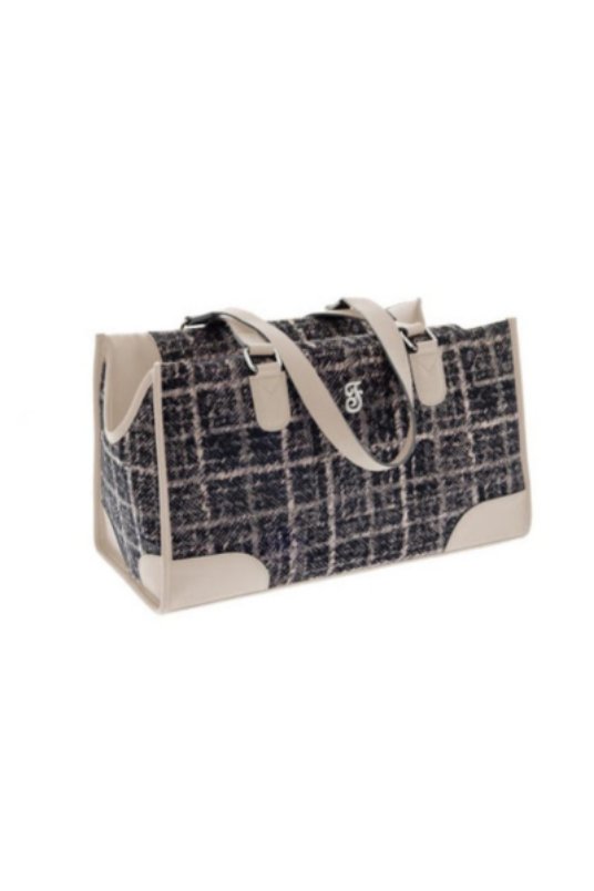 FB PRENOSNA TORBA MOKKA 43 X 18 X 25 CM PIED-DE-POULE