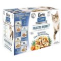 BCC-pouch Cat Grain-Free Adult - Fillets in Jelly 1020g (12x85g; trout, turkey&shrimps, trout&cod, chicken&cheese)