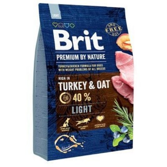 BPN Dog Light Turkey 3kg, s puranom za pretezke pse