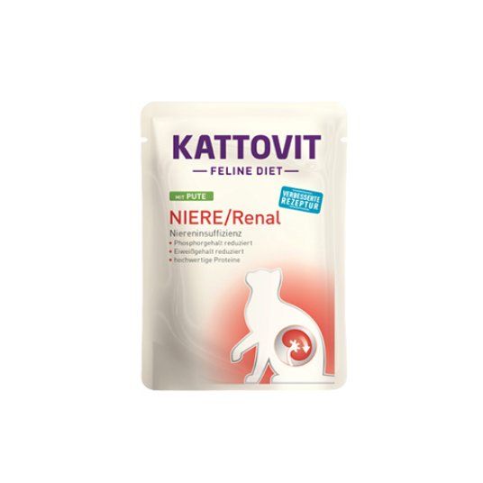 RINTI Kattovit pouch Renal Turkey (puran) 85g (24)