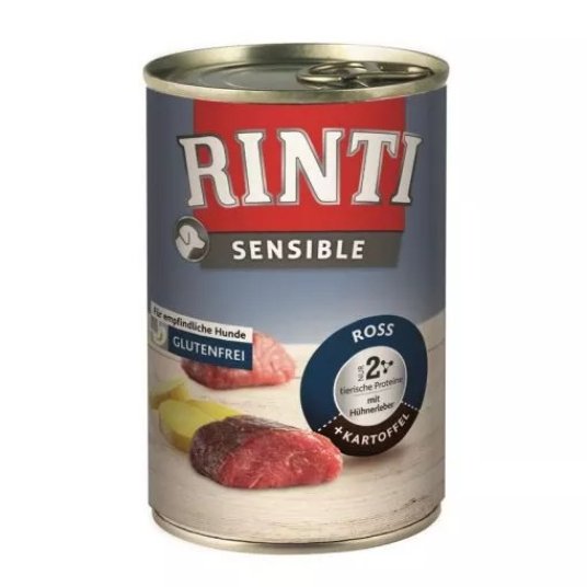 RINTI SENS., konj, pisc.jetra, krompir 400g (6)